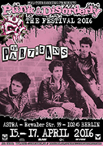 The Partisans - Punk & Disorderly Festival 2016, Berlin, Germany 17.4.16